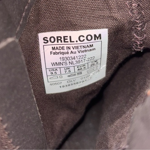 Sorel Women's Cate Waterproof Lug Sole Booties Camel Brown Size 9.5 - Picture 9 of 9